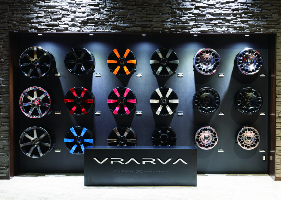 VRARVAホイール展示